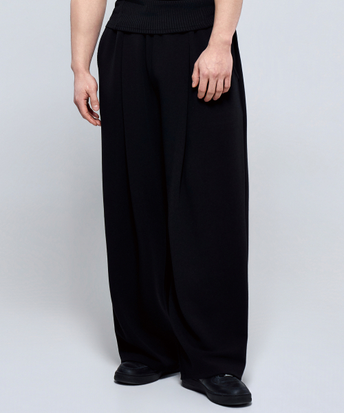 PHYSICAL GARMENTS（フィジカルガーメンツ）の「P2629 講演テンションディープピンタックロングパンツ[2COLOR]（スウェットパンツ・メンズ・ブラック/グレー・MEDIUM/LARGE/X-LARGE/XX-LARGE）」の18枚目の写真
