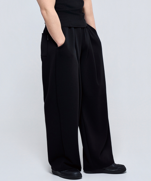 PHYSICAL GARMENTS（フィジカルガーメンツ）の「P2629 講演テンションディープピンタックロングパンツ[2COLOR]（スウェットパンツ・メンズ・ブラック/グレー・MEDIUM/LARGE/X-LARGE/XX-LARGE）」の19枚目の写真