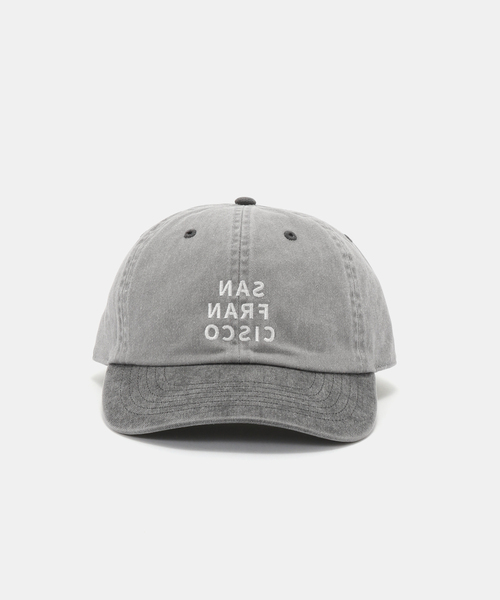 jj mercer（ジェイジェイマーサー）の「別注【J.J.Mercer / ジェイジェイマーサー】 LOGO CAP（キャップ・レディース・チャコールグレー/ベージュ/ボルドー・FREE）」の4枚目の写真