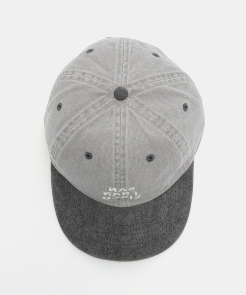 jj mercer（ジェイジェイマーサー）の「別注【J.J.Mercer / ジェイジェイマーサー】 LOGO CAP（キャップ・レディース・チャコールグレー/ベージュ/ボルドー・FREE）」の7枚目の写真