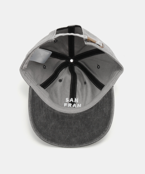 jj mercer（ジェイジェイマーサー）の「別注【J.J.Mercer / ジェイジェイマーサー】 LOGO CAP（キャップ・レディース・チャコールグレー/ベージュ/ボルドー・FREE）」の8枚目の写真