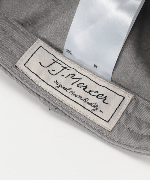 jj mercer（ジェイジェイマーサー）の「別注【J.J.Mercer / ジェイジェイマーサー】 LOGO CAP（キャップ・レディース・チャコールグレー/ベージュ/ボルドー・FREE）」の10枚目の写真