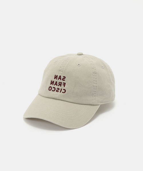 jj mercer（ジェイジェイマーサー）の「別注【J.J.Mercer / ジェイジェイマーサー】 LOGO CAP（キャップ・レディース・チャコールグレー/ベージュ/ボルドー・FREE）」の13枚目の写真