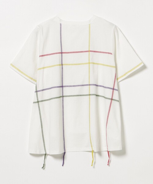 BEAMS HEART（ビームスハート）の「カラフル フリンジ ステッチ プルオーバー（Tシャツ/カットソー・レディース・ブラック/グリーン/オフホワイト・FREE）」の8枚目の写真