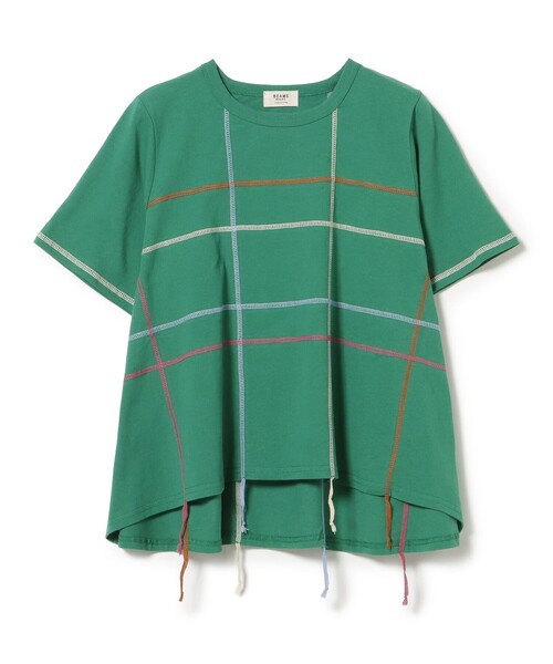 BEAMS HEART（ビームスハート）の「カラフル フリンジ ステッチ プルオーバー（Tシャツ/カットソー・レディース・ブラック/グリーン/オフホワイト・FREE）」の14枚目の写真