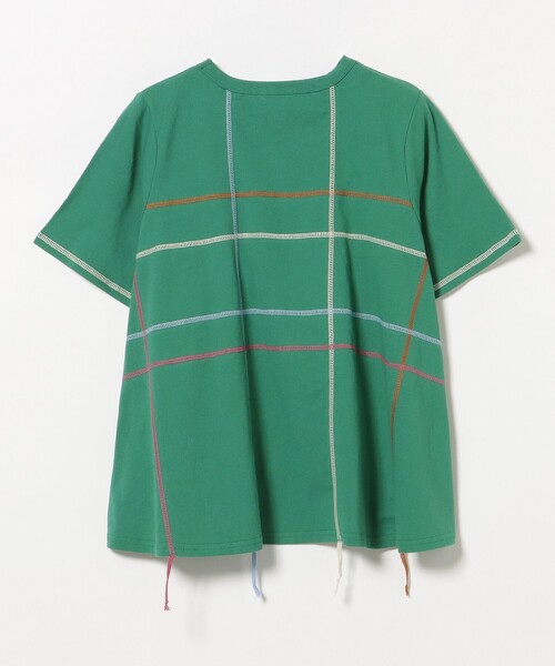 BEAMS HEART（ビームスハート）の「カラフル フリンジ ステッチ プルオーバー（Tシャツ/カットソー・レディース・ブラック/グリーン/オフホワイト・FREE）」の15枚目の写真