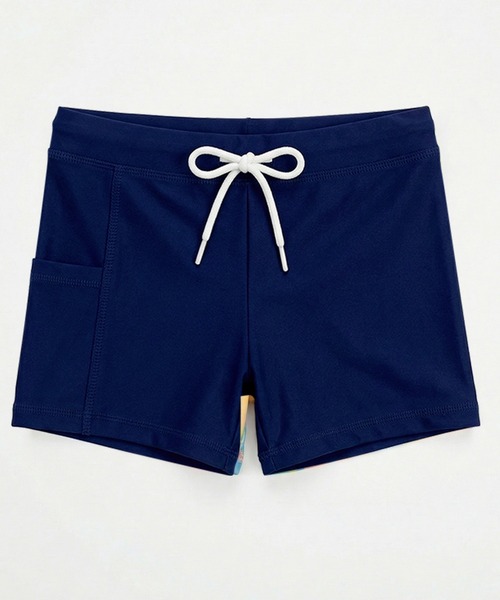 NOAH カラフルショートパンツ XL 水着 調節紐付き/裏地付き/水陸両用/男女兼用】カラフル スイムショート