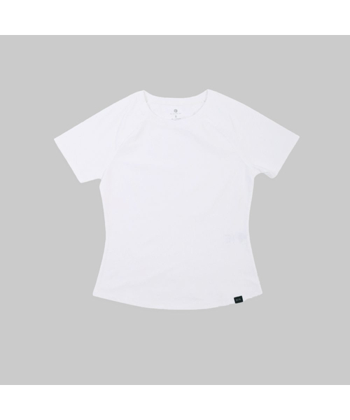SLOUPLAY(スロープレイ)の「スロークールラグランTシャツ(5色)(Tシャツ/カットソー・レディース・ホワイト/ミント/ネイビー/ブラック/ライラック・SMALL/MEDIUM/LARGE)」の1枚目の写真