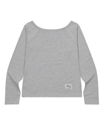 リブオフショルダーナグラン長袖Tシャツ（3カラー）