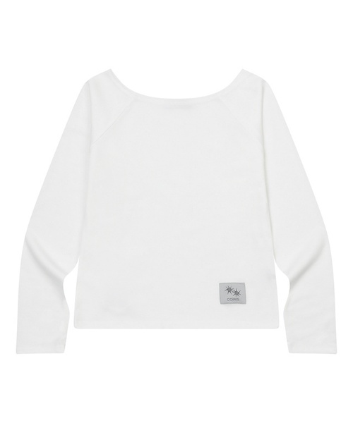 COIRIS(コイリス)の「リブオフショルダーナグラン長袖Tシャツ(3カラー)(Tシャツ/カットソー・レディース・ブラック/グレー/ホワイト・FREE)」の2枚目の写真