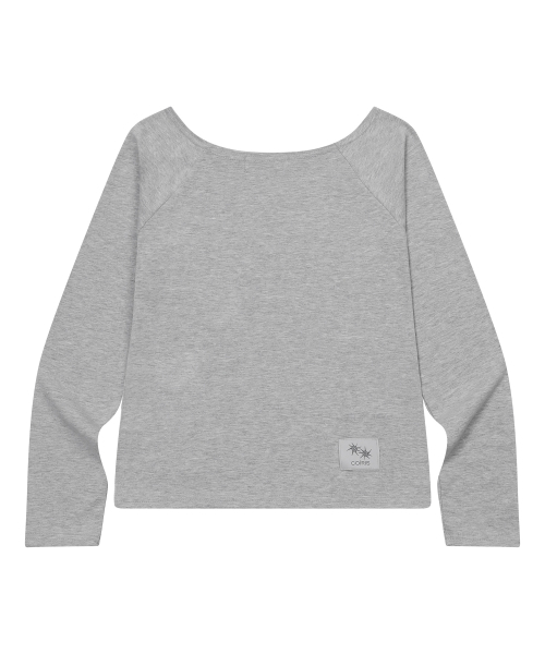 COIRIS(コイリス)の「リブオフショルダーナグラン長袖Tシャツ(3カラー)(Tシャツ/カットソー・レディース・ブラック/グレー/ホワイト・FREE)」の5枚目の写真