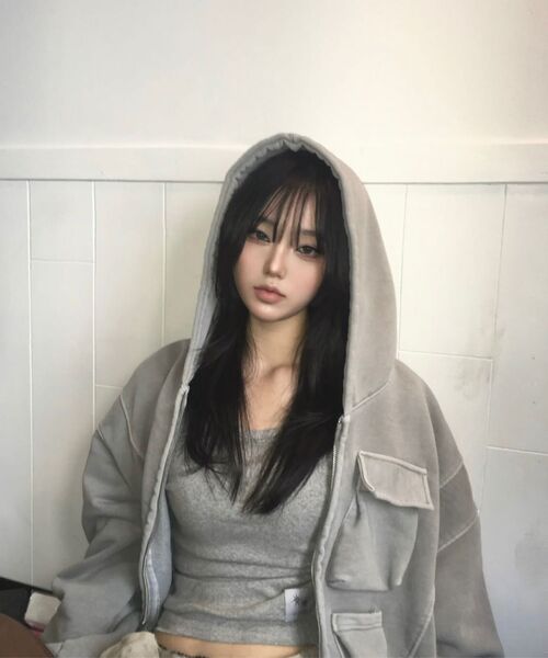 COIRIS(コイリス)の「リブオフショルダーナグラン長袖Tシャツ(3カラー)(Tシャツ/カットソー・レディース・ブラック/グレー/ホワイト・FREE)」の18枚目の写真