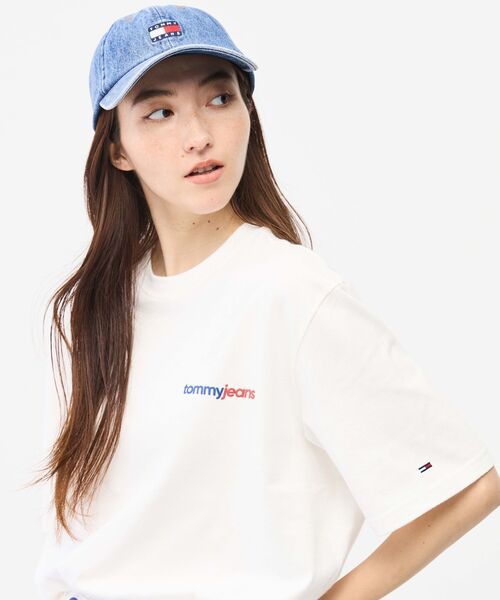 tommy jeans（トミー ジーンズ）の「【オンライン限定】ユニセックス ヘリテージデニムキャップ（キャップ・レディース・インディゴブルー・FREE）」の7枚目の写真