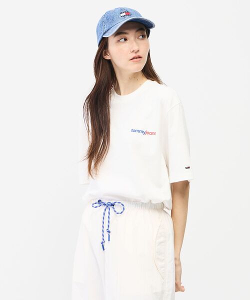 tommy jeans（トミー ジーンズ）の「【オンライン限定】ユニセックス ヘリテージデニムキャップ（キャップ・レディース・インディゴブルー・FREE）」の9枚目の写真