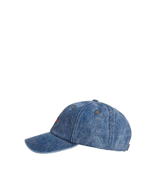 tommy jeans（トミー ジーンズ）の「【オンライン限定】ユニセックス ヘリテージデニムキャップ（キャップ・レディース・インディゴブルー・FREE）」の4枚目の写真