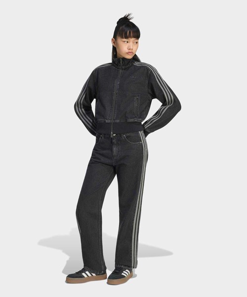 adidas(アディダス)の「ファイヤーバード ミッドライズ ストレート デニムパンツ / アディダスオリジナルス adidas Originals(デニムパンツ・レディース・ブラック・24/30/33W 30L/32W 30L/29/30/28/30/27/30/26/30/25/30/30W 30L/31W 30L)」の6枚目の写真