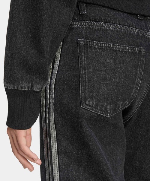 adidas(アディダス)の「ファイヤーバード ミッドライズ ストレート デニムパンツ / アディダスオリジナルス adidas Originals(デニムパンツ・レディース・ブラック・24/30/33W 30L/32W 30L/29/30/28/30/27/30/26/30/25/30/30W 30L/31W 30L)」の4枚目の写真