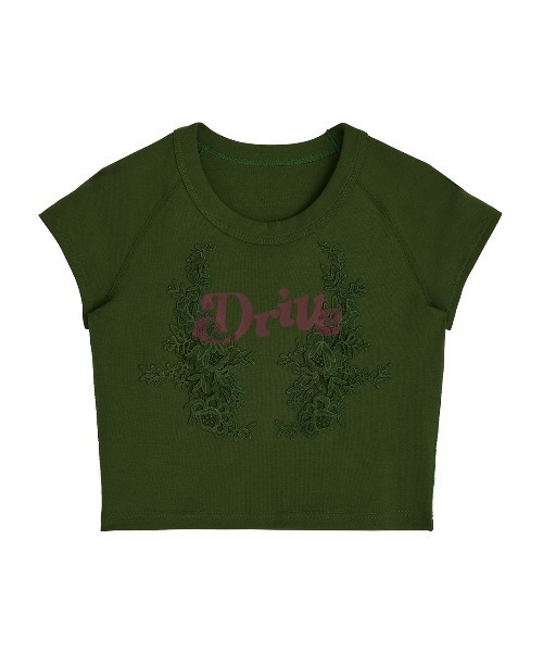 Ameri（アメリ）の「26AW LACE DOCKING CONCEPT COMPACT TEE（Tシャツ/カットソー・レディース・グリーン/スミクロ/ブラウン/ホワイト・FREE）」の16枚目の写真