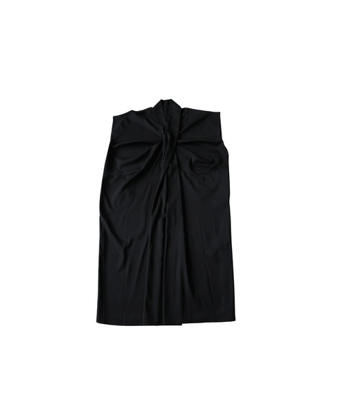 antiqua（アンティカ）の「アシンメトリー ツイスト レイヤード ワンピース（ワンピース・レディース・ブラック/グレー・ONESIZE）」の10枚目の写真
