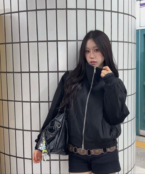 FANCY CLUB（ファンシークラブ）の「ベルト付きウォッシングレザーバッグ (ブラック) F25QE990（ショルダーバッグ・レディース・ブラック・FREE）」の17枚目の写真