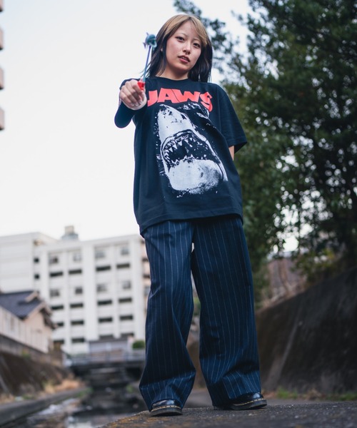 ハードコアチョコレート（ハードコアチョコレート）の「ジョーズ アミティアイランド（ORCAブラック）（Tシャツ/カットソー・メンズ・ブラック・LARGE/X-LARGE）」の2枚目の写真