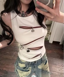 ノースリーブ セクシートップス」に該当するトップスファッション通販