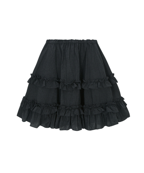 ASON(アズオン)の「CHECK KANGKANG MIDI SKIRT / BLACK(スカート・レディース・その他・FREE)」の11枚目の写真