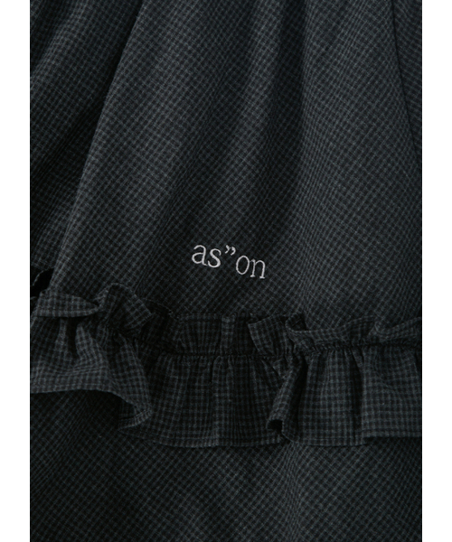 ASON(アズオン)の「CHECK KANGKANG MIDI SKIRT / BLACK(スカート・レディース・その他・FREE)」の13枚目の写真