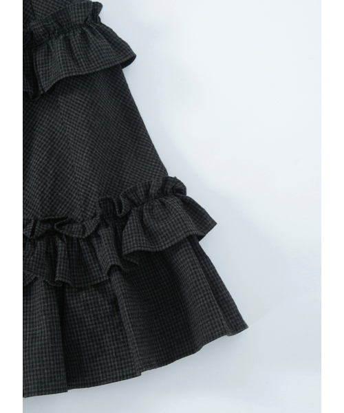 ASON(アズオン)の「CHECK KANGKANG MIDI SKIRT / BLACK(スカート・レディース・その他・FREE)」の14枚目の写真