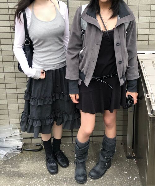 ASON(アズオン)の「CHECK KANGKANG MIDI SKIRT / BLACK(スカート・レディース・その他・FREE)」の19枚目の写真