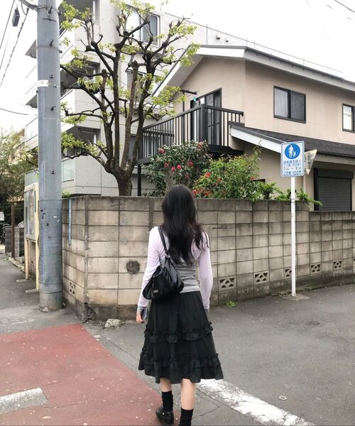ASON(アズオン)の「CHECK KANGKANG MIDI SKIRT / BLACK(スカート・レディース・その他・FREE)」の20枚目の写真