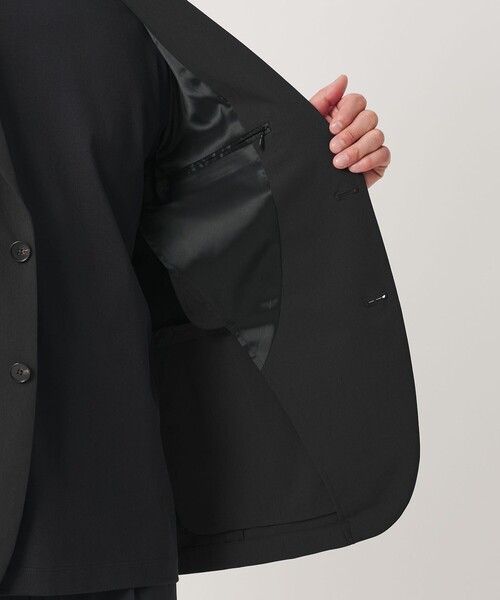 BEAUTY&YOUTH UNITED ARROWS(ビューティーアンドユースユナイテッドアローズ)の「【WEB限定】 360°MASTER スマート 2B ジャケット セットアップ対応 撥水 ストレッチ ウォッシャブル(テーラードジャケット・メンズ・ダークブラウン/ブラック/ダークグレー/ネイビー・XL/S/M/L)」の7枚目の写真