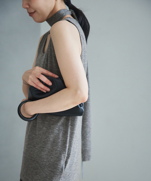 plage(プラージュ)の「Stole Knit タンク(ニット/セーター・レディース・チャコールグレー/ブラウン・FREE)」の12枚目の写真