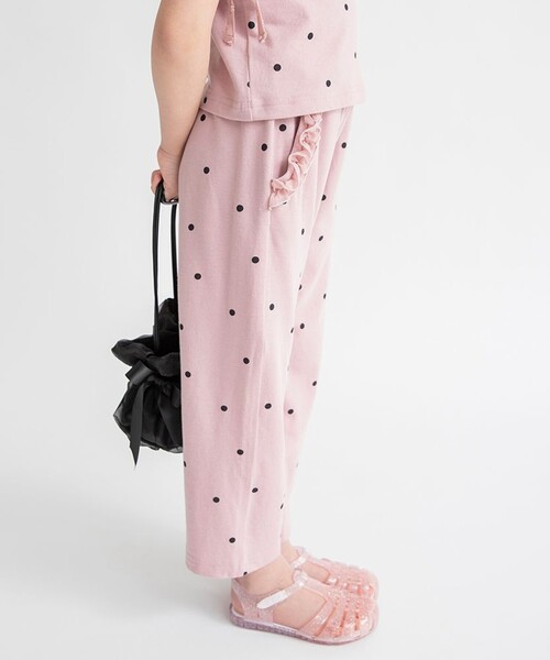 BRANSHES(ブランシェス)の「袖フリルセットアップ(セットアップ・キッズ・ピンク/ラベンダー・100/130/140/80/150/90/120/110)」の9枚目の写真