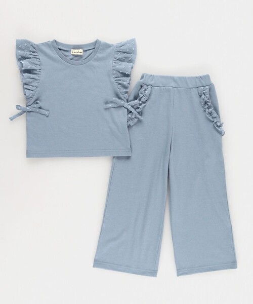 BRANSHES(ブランシェス)の「袖フリルセットアップ(セットアップ・キッズ・ピンク/ラベンダー・100/130/140/80/150/90/120/110)」の13枚目の写真