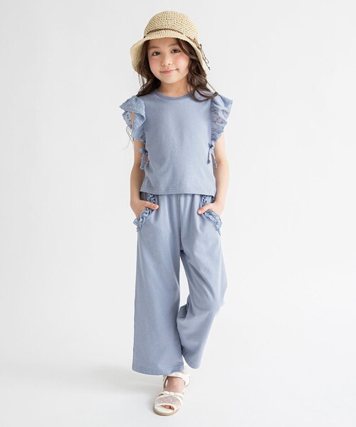 BRANSHES(ブランシェス)の「袖フリルセットアップ(セットアップ・キッズ・ピンク/ラベンダー・100/130/140/80/150/90/120/110)」の15枚目の写真