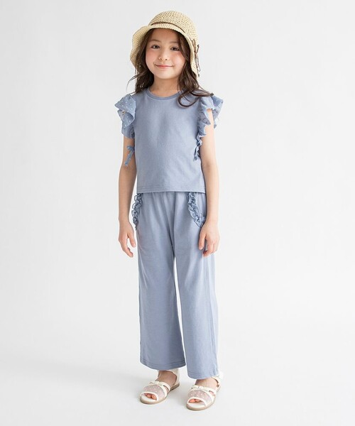 BRANSHES(ブランシェス)の「袖フリルセットアップ(セットアップ・キッズ・ピンク/ラベンダー・100/130/140/80/150/90/120/110)」の16枚目の写真