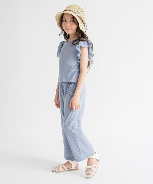 BRANSHES(ブランシェス)の「袖フリルセットアップ(セットアップ・キッズ・ピンク/ラベンダー・100/130/140/80/150/90/120/110)」の17枚目の写真