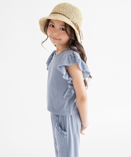 BRANSHES(ブランシェス)の「袖フリルセットアップ(セットアップ・キッズ・ピンク/ラベンダー・100/130/140/80/150/90/120/110)」の19枚目の写真