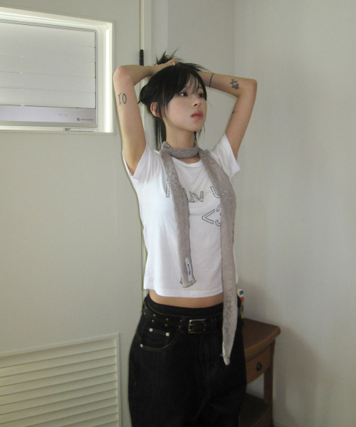 MIM the wardrobe（ミームザワードローブ）の「[ミムダー x ヘナ]Luv-U ホットピックス Tシャツ_ホワイト（Tシャツ/カットソー・レディース・その他・FREE）」の6枚目の写真