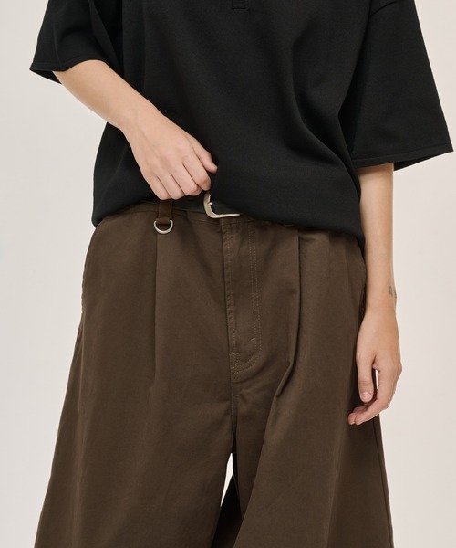 WETTEMPT（ウィテンプト）の「1 TUCK CURVE TWILL PANTS / ワンタックカーブツイルパンツ（スラックス・メンズ・ホワイト/ブラック/ブラウン・MEDIUM/LARGE/SMALL）」の17枚目の写真