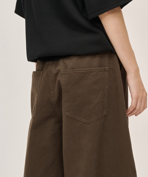 WETTEMPT（ウィテンプト）の「1 TUCK CURVE TWILL PANTS / ワンタックカーブツイルパンツ（スラックス・メンズ・ホワイト/ブラック/ブラウン・MEDIUM/LARGE/SMALL）」の18枚目の写真
