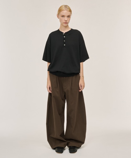WETTEMPT（ウィテンプト）の「1 TUCK CURVE TWILL PANTS / ワンタックカーブツイルパンツ（スラックス・メンズ・ホワイト/ブラック/ブラウン・MEDIUM/LARGE/SMALL）」の20枚目の写真