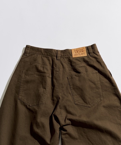 WETTEMPT（ウィテンプト）の「1 TUCK CURVE TWILL PANTS / ワンタックカーブツイルパンツ（スラックス・メンズ・ホワイト/ブラック/ブラウン・MEDIUM/LARGE/SMALL）」の10枚目の写真