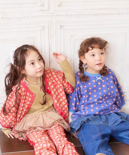 MARKEY'S(マーキーズ)の「2wayチューリップスリーブトップス(Tシャツ/カットソー・キッズ・ブルー系その他/ピンク系その他/レッド系その他・90/100/110/120/80/130/140/150)」の6枚目の写真