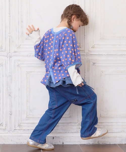 MARKEY'S(マーキーズ)の「2wayチューリップスリーブトップス(Tシャツ/カットソー・キッズ・ブルー系その他/ピンク系その他/レッド系その他・90/100/110/120/80/130/140/150)」の10枚目の写真