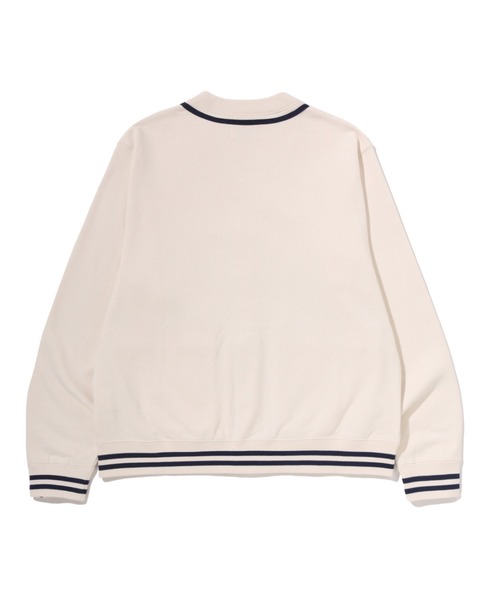 A BATHING APE(アベイシングエイプ)の「BAPE SWEAT CARDIGAN(カーディガン/ボレロ・メンズ・ネイビー/アイボリー・MEDIUM/LARGE/X-LARGE/XX-LARGE)」の3枚目の写真