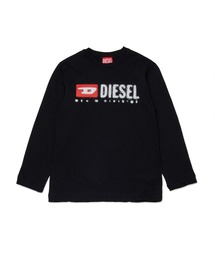 DIESEL KIDS（ディーゼルキッズ）の「DIESEL(ディーゼル)Kids & Junior ブランドロゴ長袖Tシャツカットソー（Tシャツ/カットソー）」