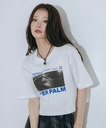 PAGEBOY | モノトーンフォトTシャツ【選べる着丈】(Tシャツ/カットソー)
