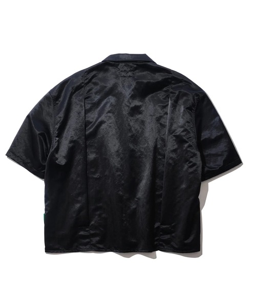 68&brothers（シックスティエイトアンドブラザーズ）の「WILLY CHAVARRIA / SATIN OPEN COLLAR SHIRT（シャツ/ブラウス・メンズ・ブラック・LARGE/X-LARGE）」の2枚目の写真